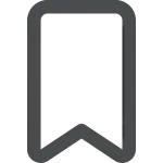 Bookmark Hollow SVG Icon